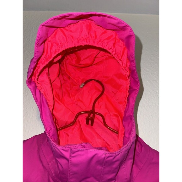 THE NORTH FACE HYVENT Youth Girls 14-16 2 In 1 Rain Wind Breaker Jacket Pink - Picture 5 of 15